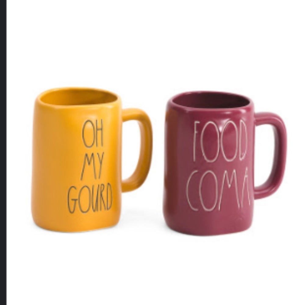 2pk Oh my food coma mug set